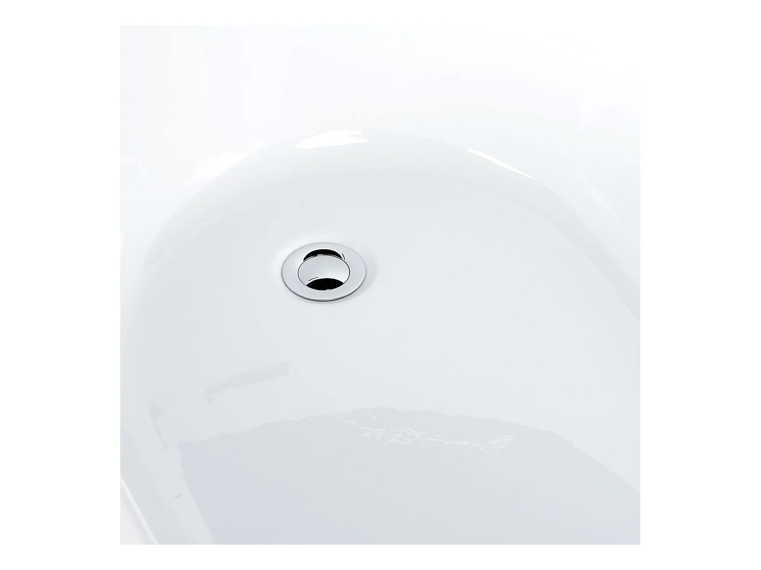 Vrijstaand bad SOLARTE 170 x 78 cm Zwart/wit