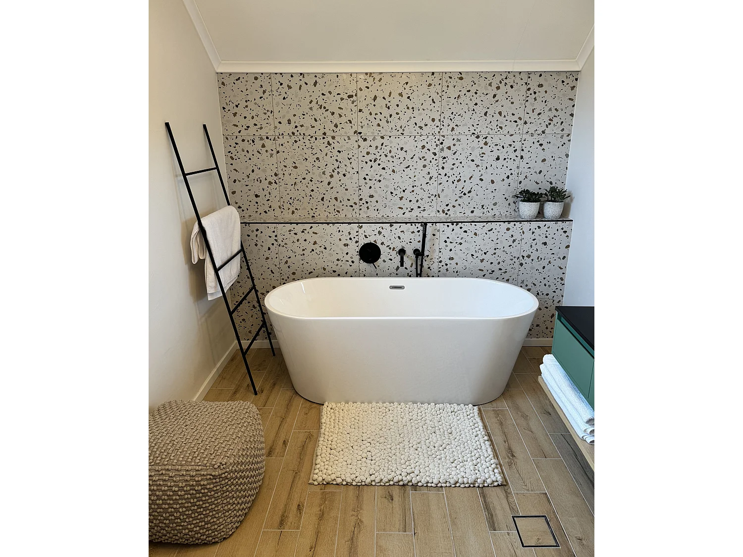 Vasca da bagno freestanding HAVANA 170 x 73 cm Bianco