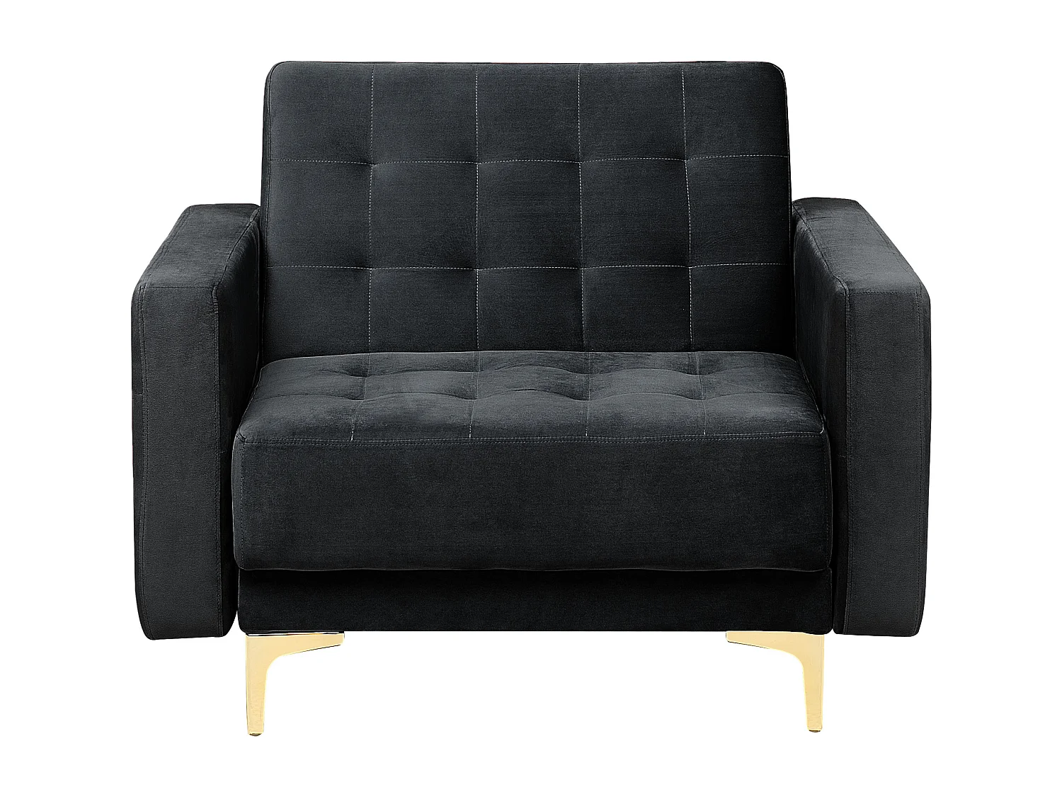 Ensemble de salon 5 places ABERDEEN Velours Noir