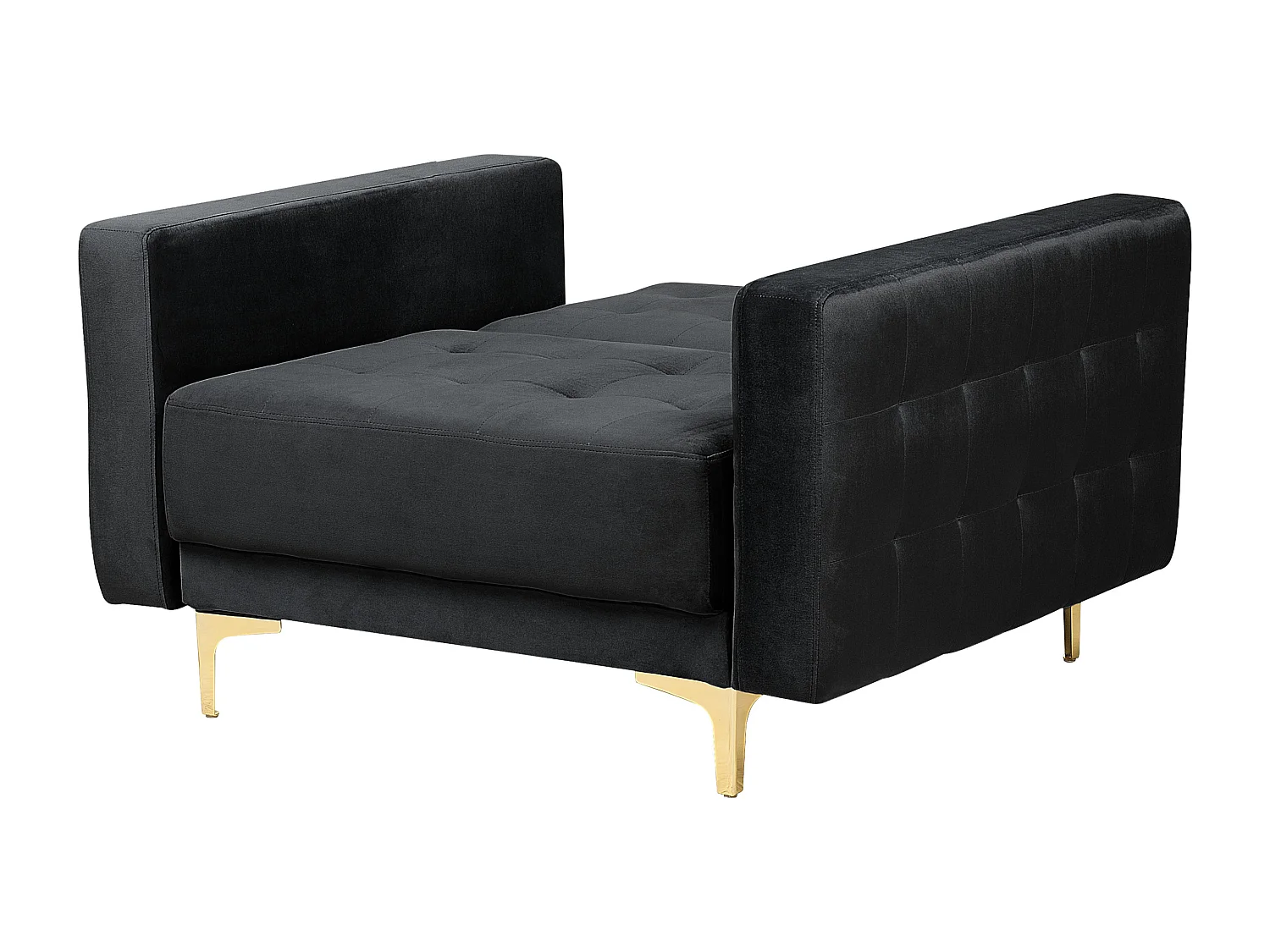 Ensemble de salon 5 places ABERDEEN Velours Noir