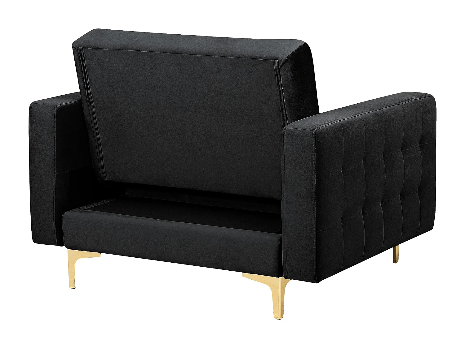 Ensemble de salon 5 places ABERDEEN Velours Noir