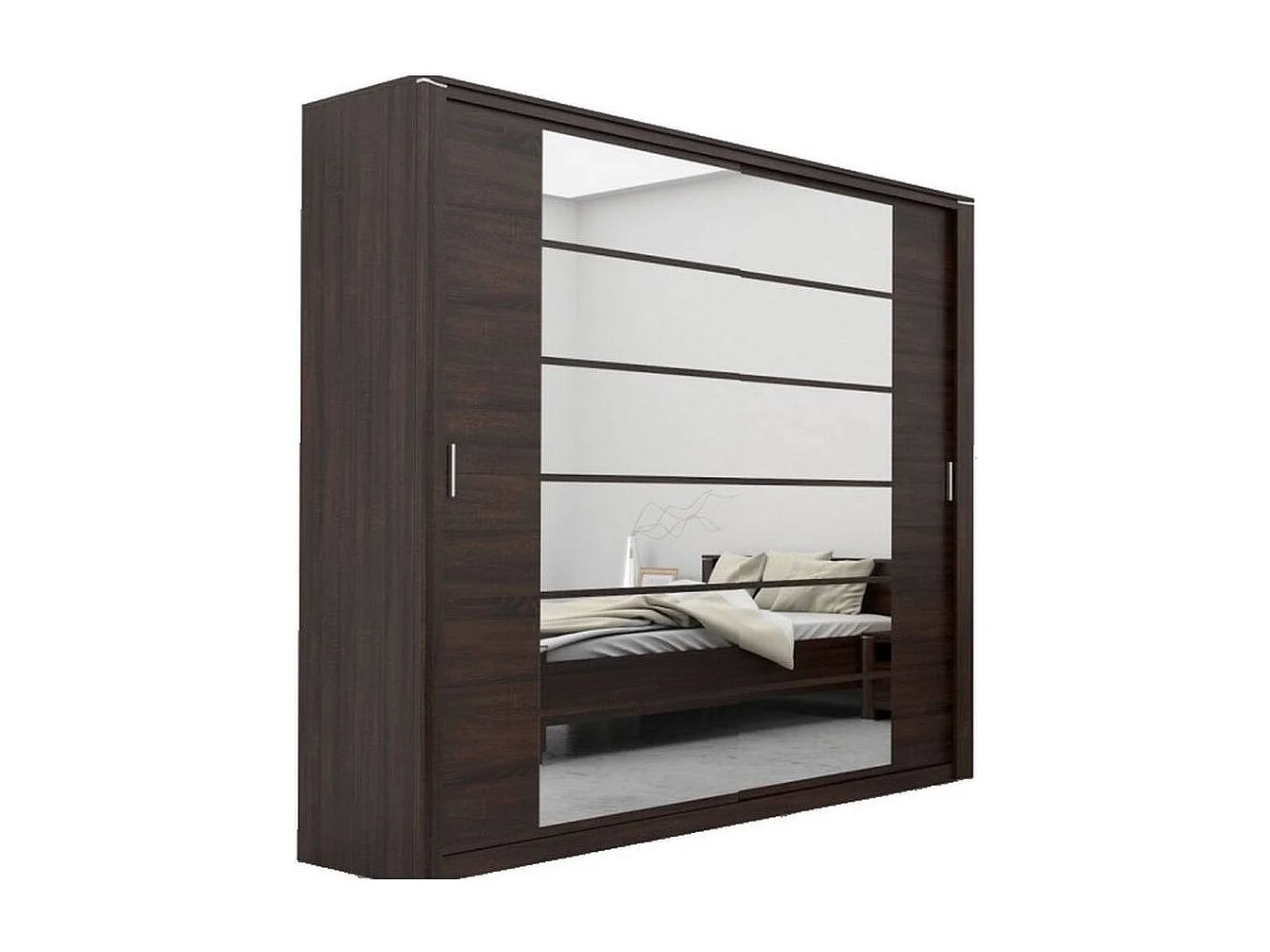 Armoire EBON wengé 206 x 210 x 64 cm