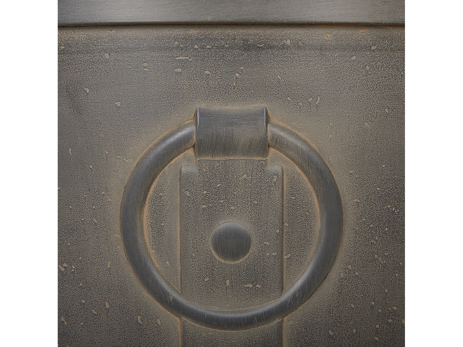 Set van 2 bloempotten VARI Steen 41 cm Bruin