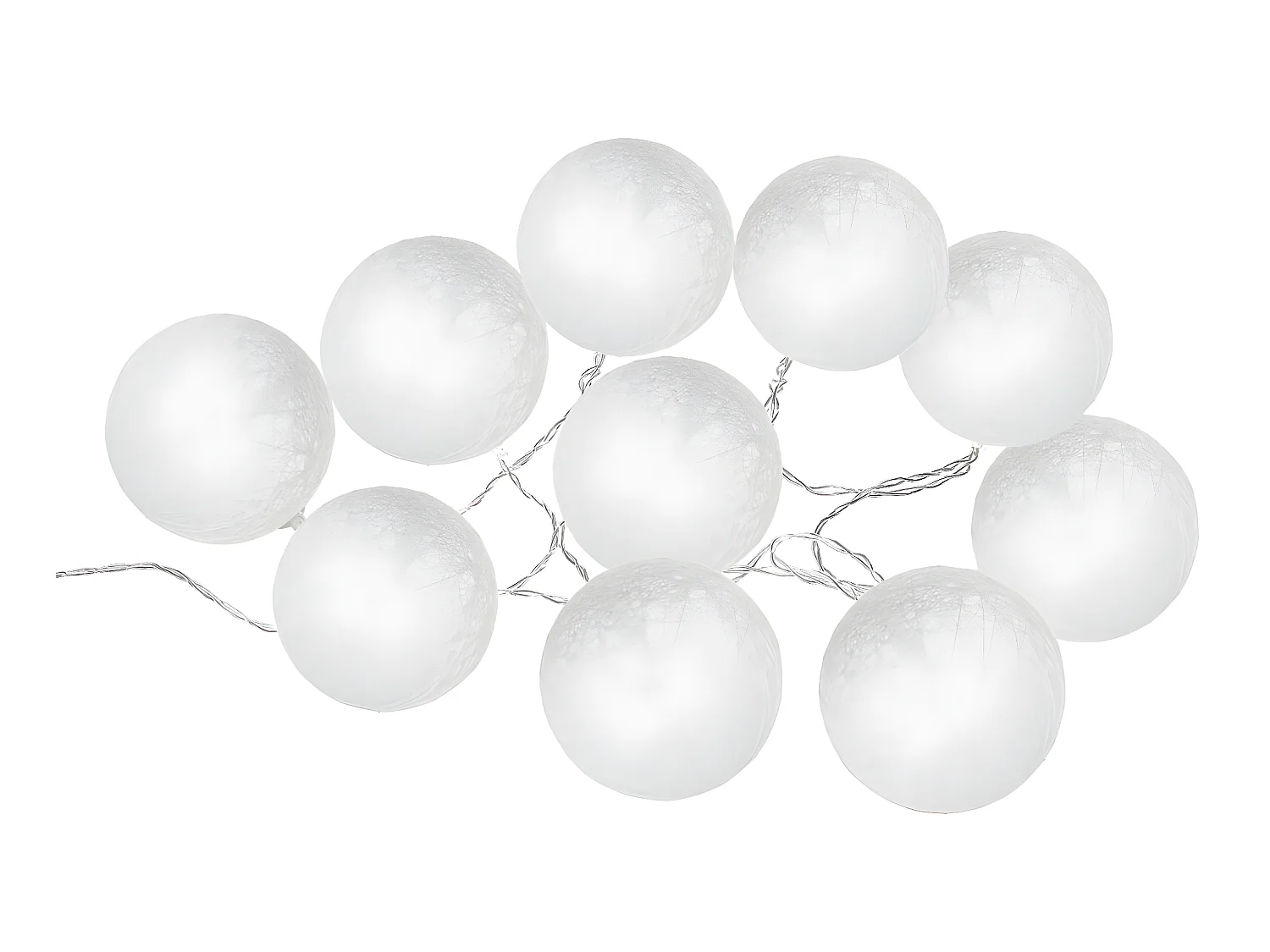 Guirlande Lumineuse Solaire 10 Boules LED sur 3.35 mètres