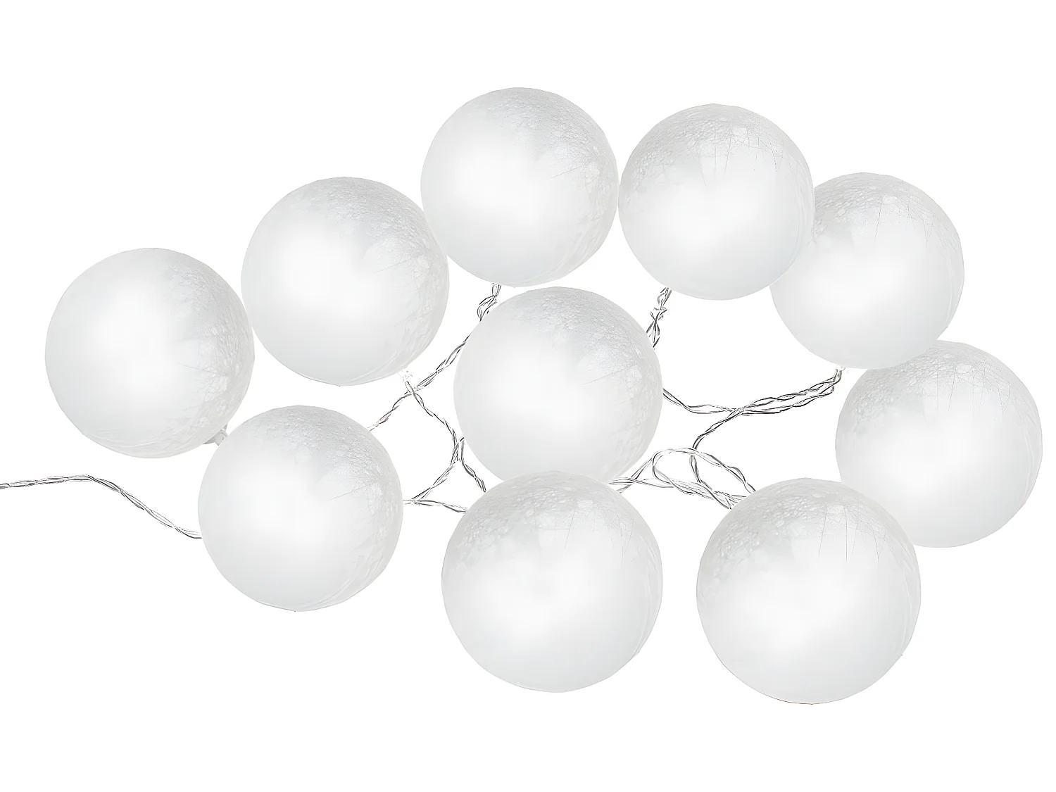 Guirlande Lumineuse Solaire 10 Boules LED sur 3.35 mètres