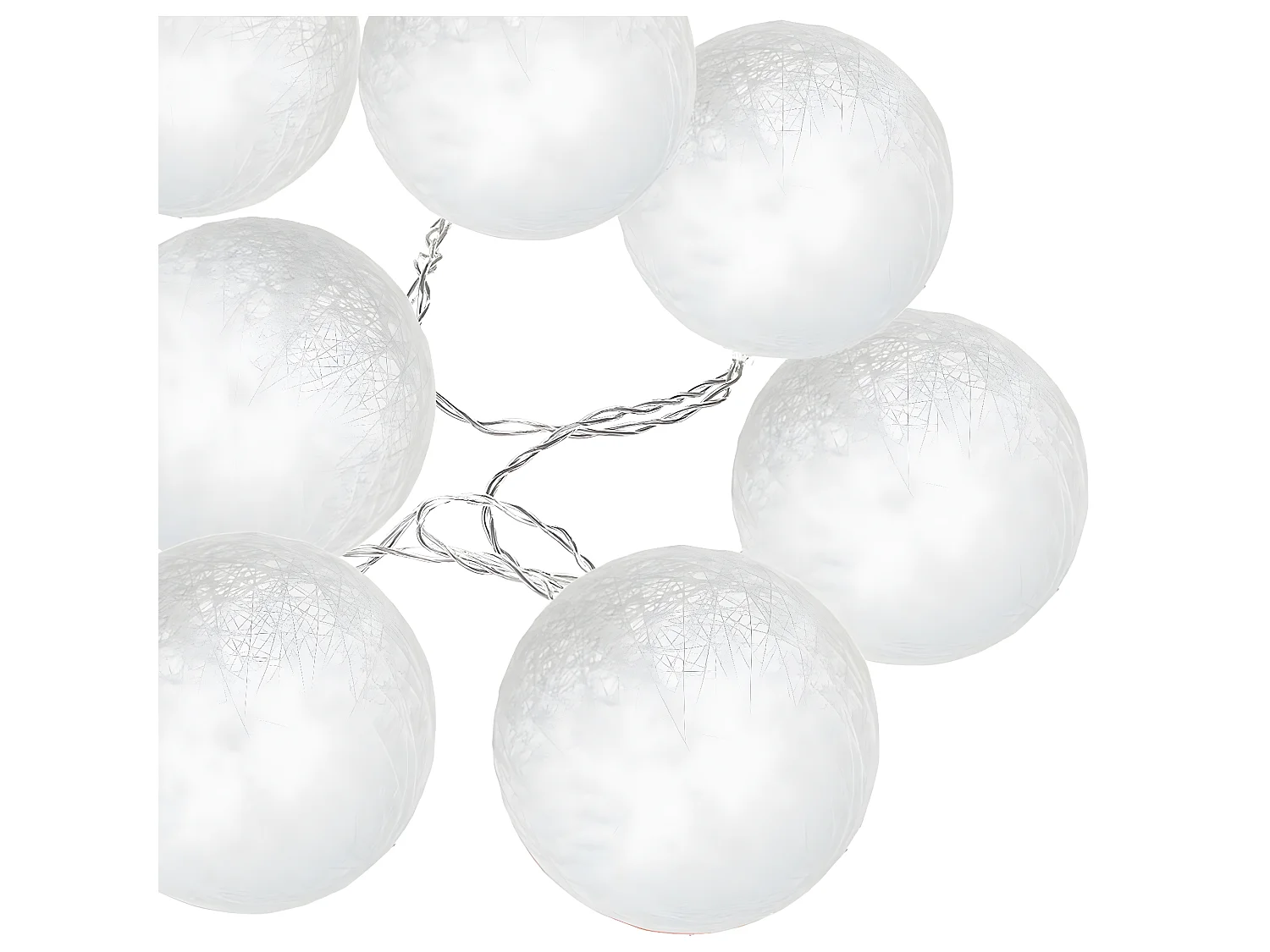 Guirlande Lumineuse Solaire 10 Boules LED sur 3.35 mètres