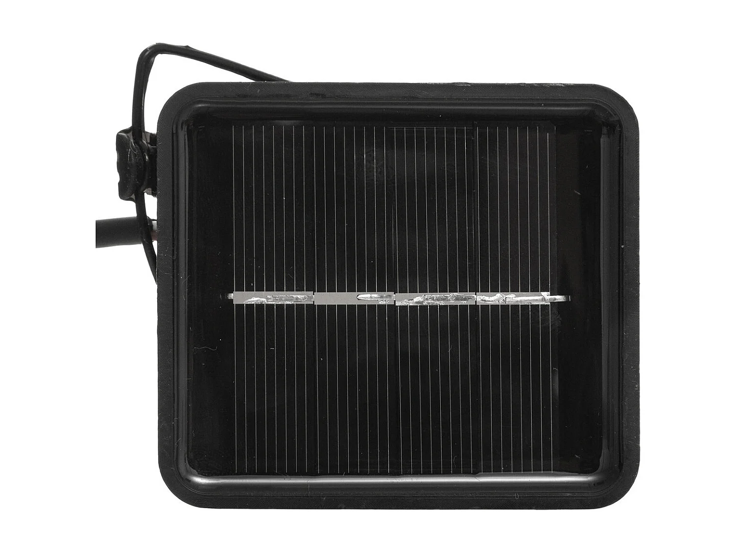 Guirlande Lumineuse Solaire 10 petits Abat-jours aspect Rotin LED Blanc chaud sur 3.35 mètres