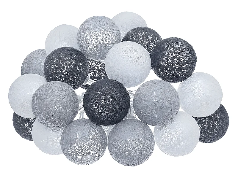 Guirlande Lumineuse Solaire 20 Boules LED sur 4.35 mètres