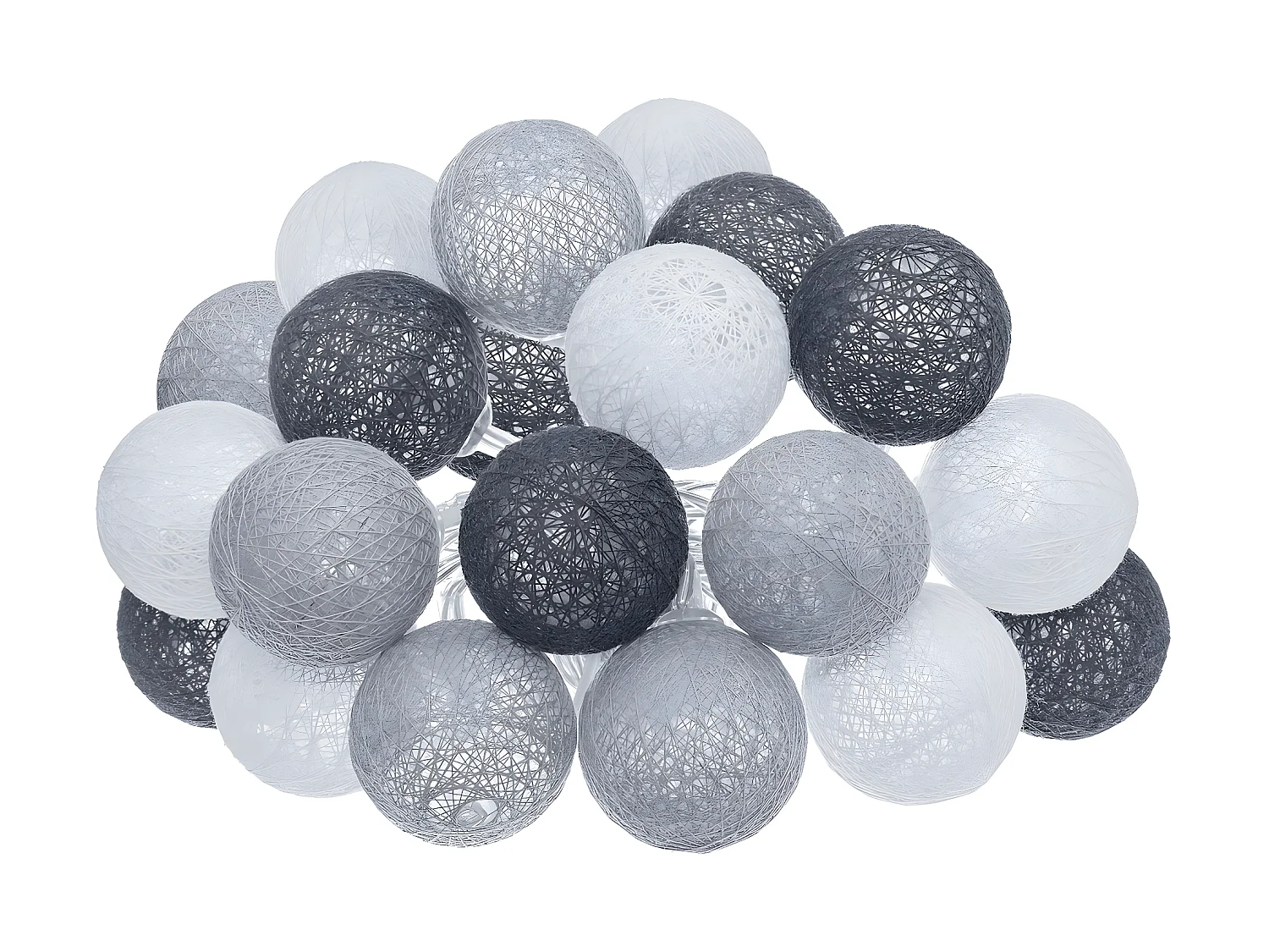 Guirlande Lumineuse Solaire 20 Boules LED sur 4.35 mètres