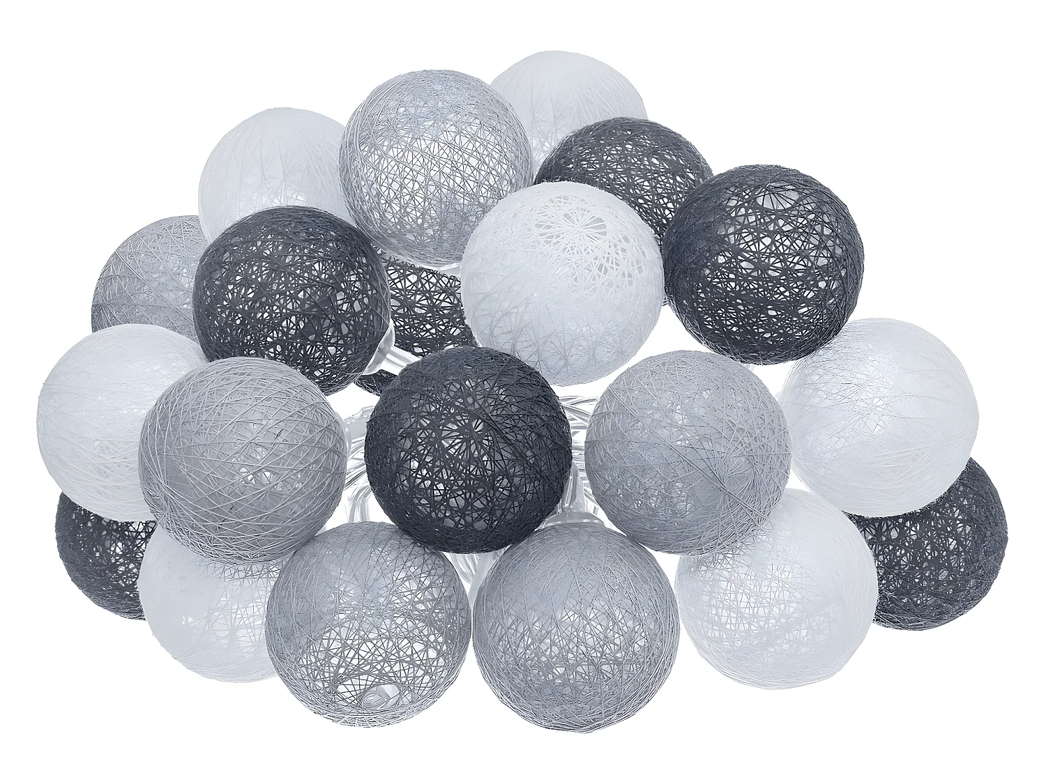 Guirlande Lumineuse Solaire 20 Boules LED sur 4.35 mètres