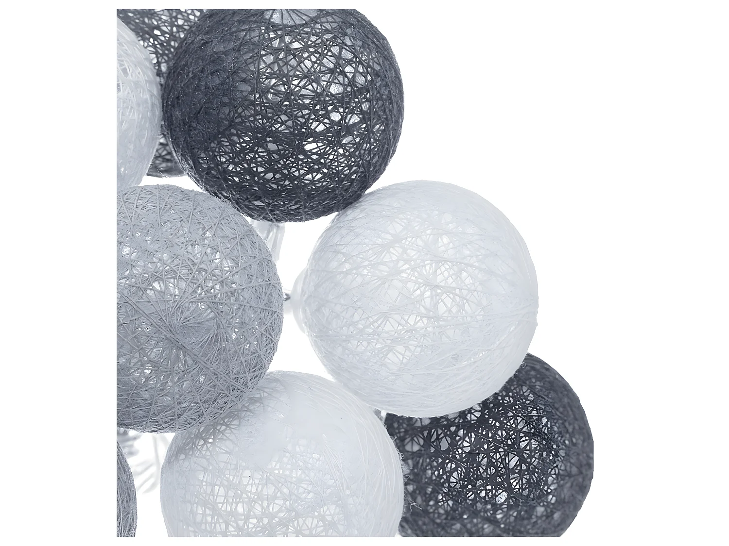 Guirlande Lumineuse Solaire 20 Boules LED sur 4.35 mètres