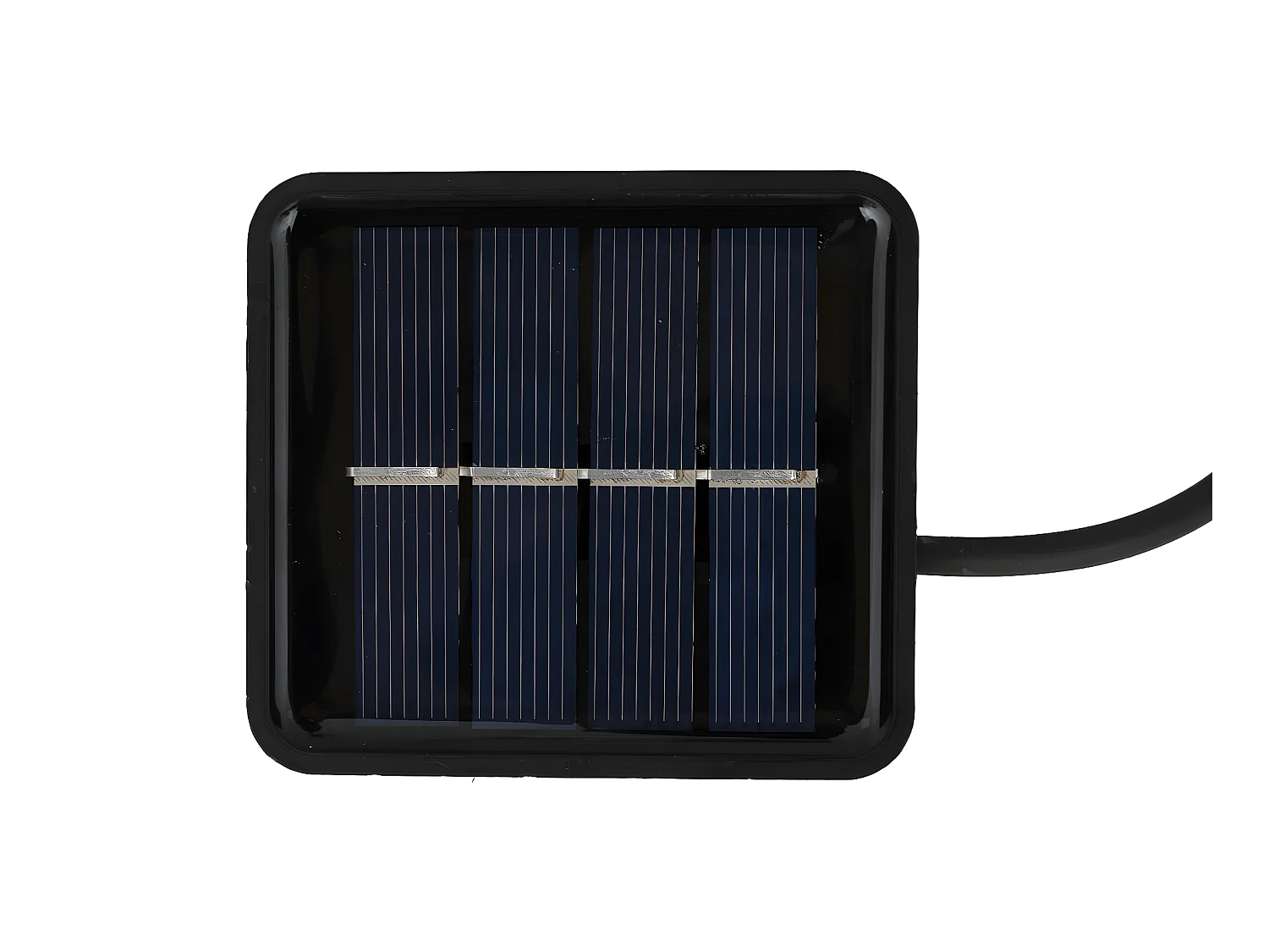 Guirlande Lumineuse Solaire façon guinguette 10 Ampoules de couleurs LED Blanc chaud  sur 5 mètres