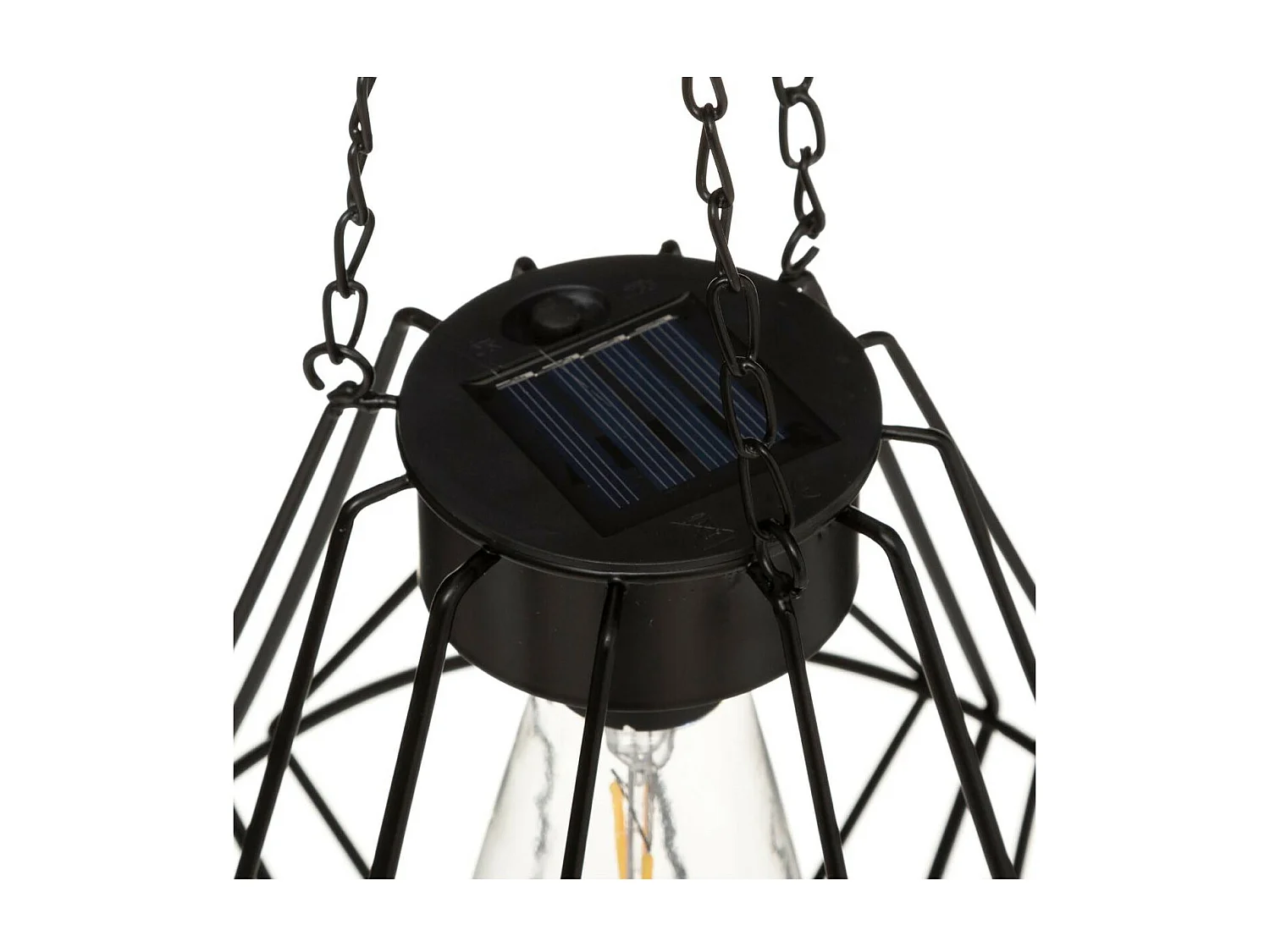 Lampe Suspension Solaire "Flave" 20cm Noir