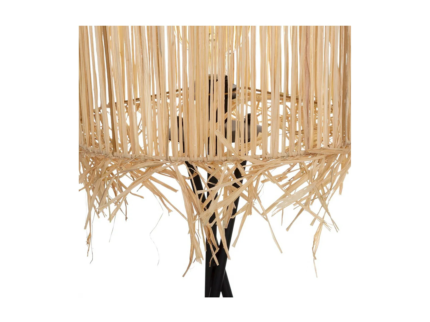 Lampe Suspension Solaire "Flave" 20cm Noir