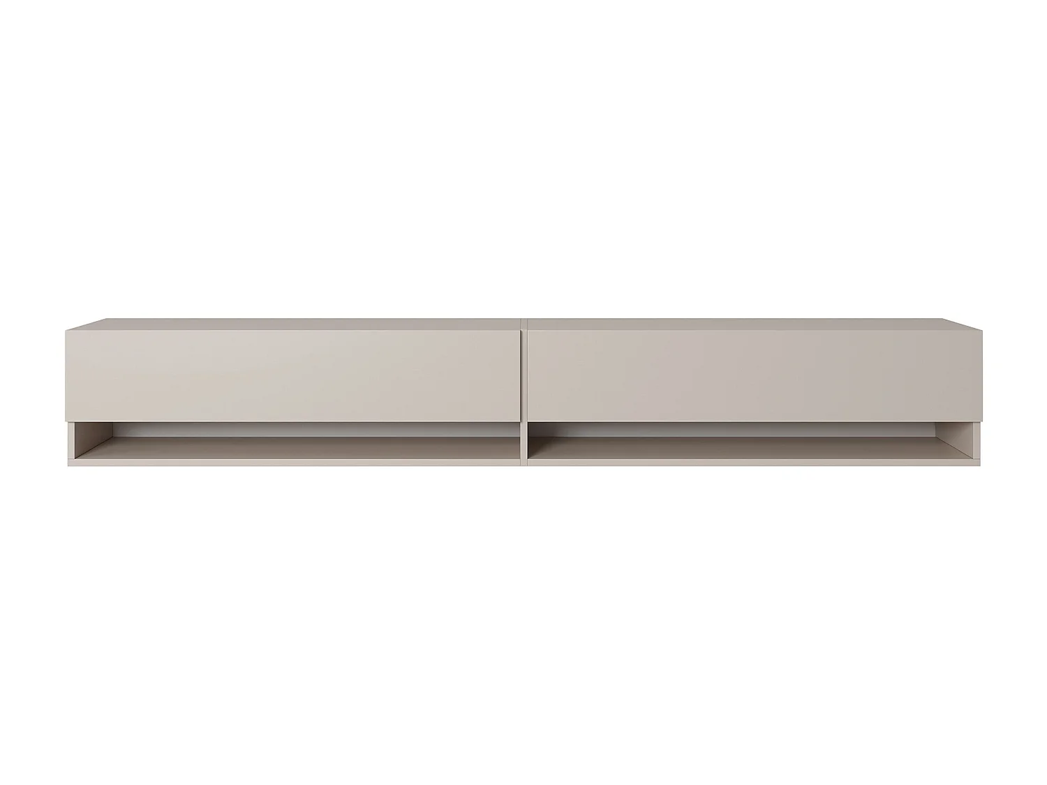 TV-Schrank - 200 cm - Taupe (Grau-Beige) - MIRRGO