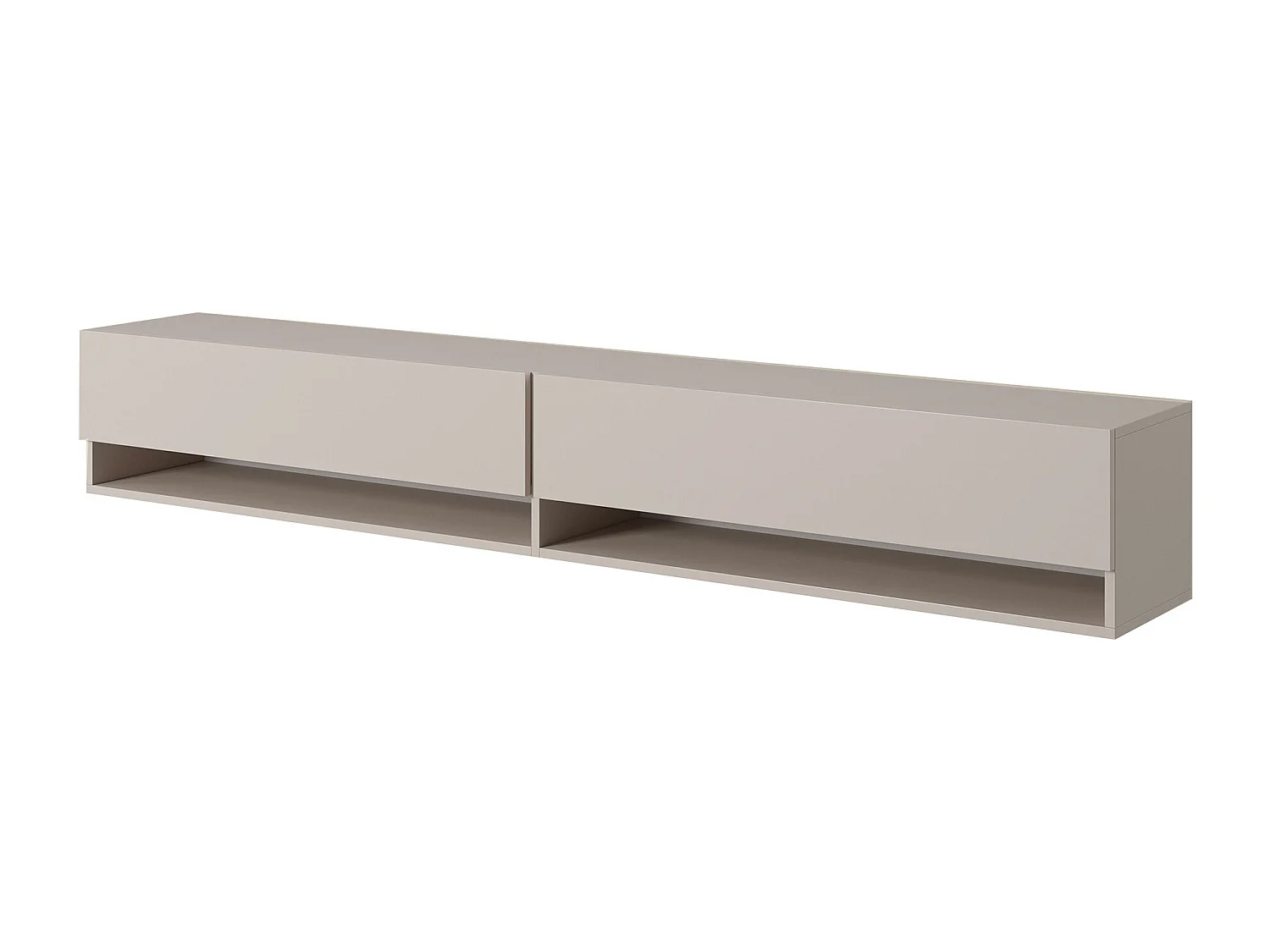 TV-Schrank - 200 cm - Taupe (Grau-Beige) - MIRRGO