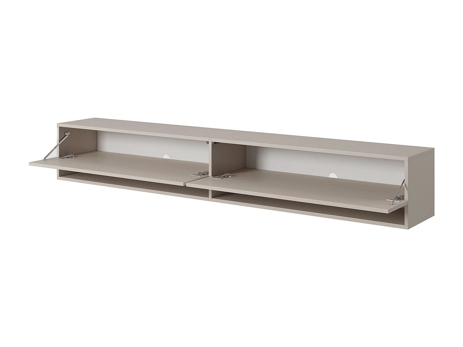 TV-Schrank - 200 cm - Taupe (Grau-Beige) - MIRRGO