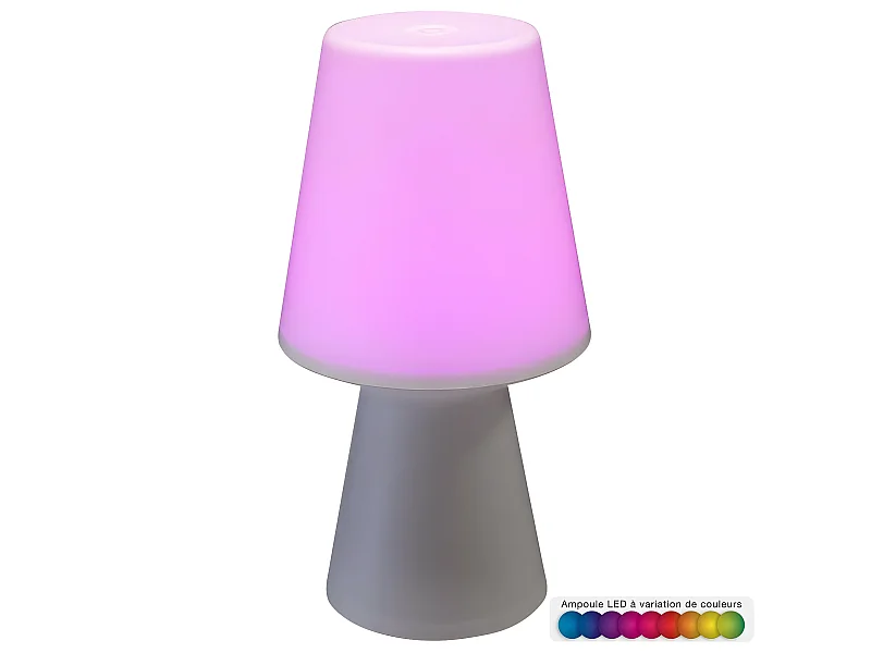 Lampe à Poser "LED" 21cm Multicolore