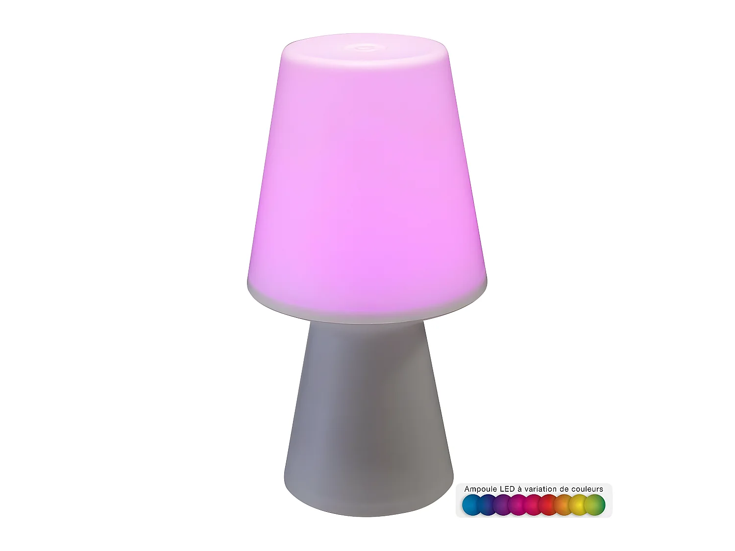 Lampe à Poser "LED" 21cm Multicolore