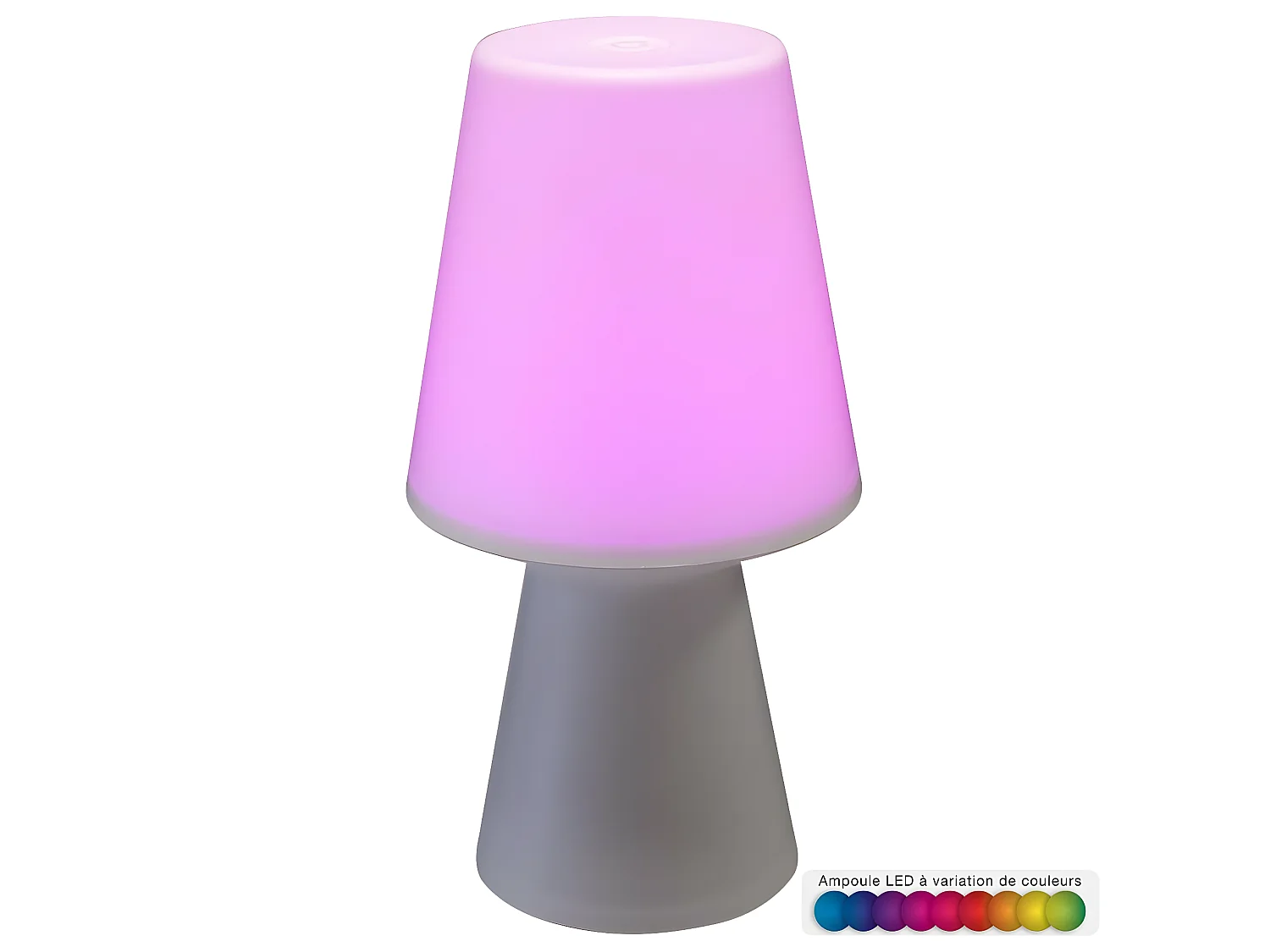 Lampe à Poser "LED" 21cm Multicolore