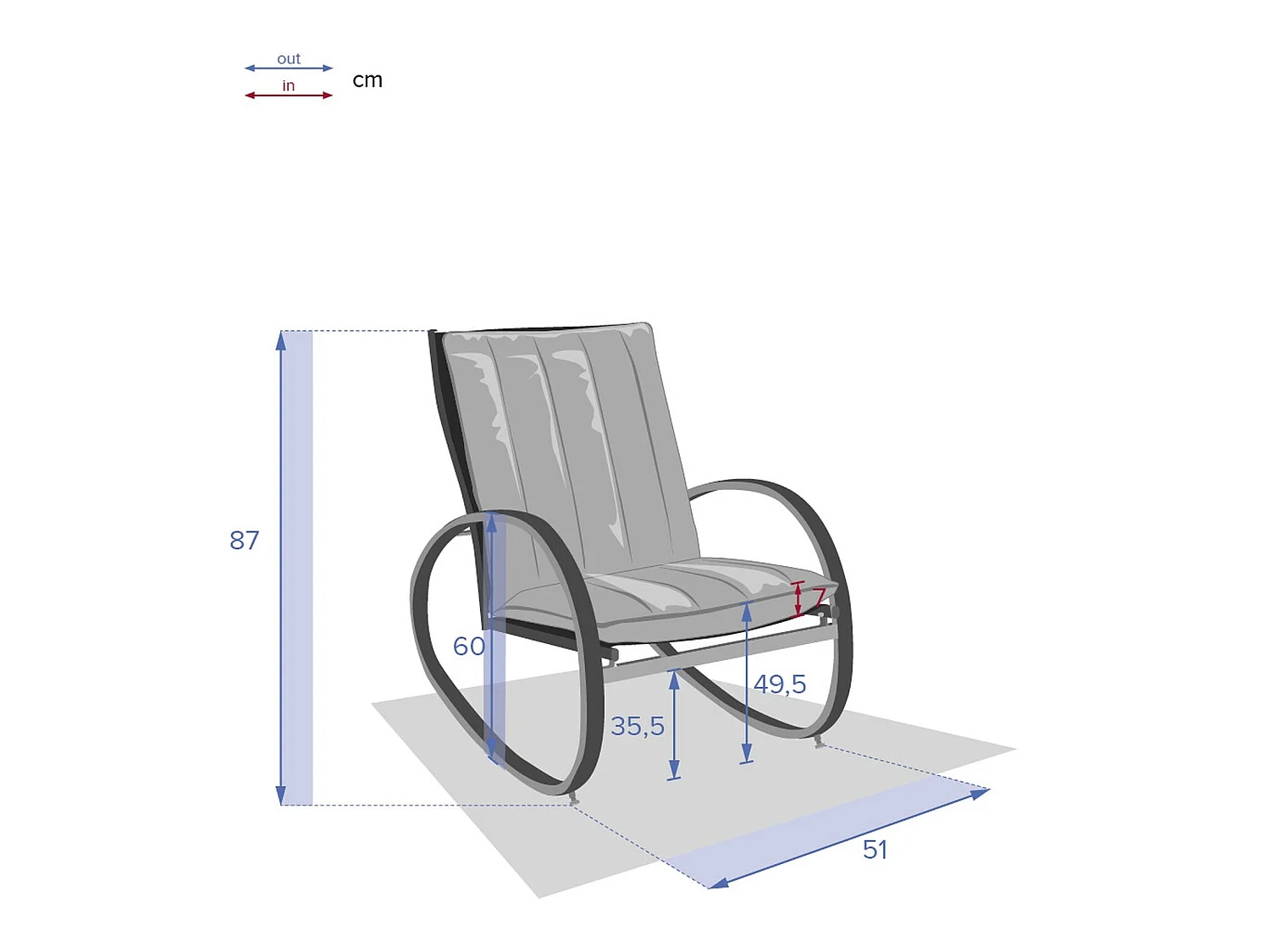 Chaise berçante, chaise berçante