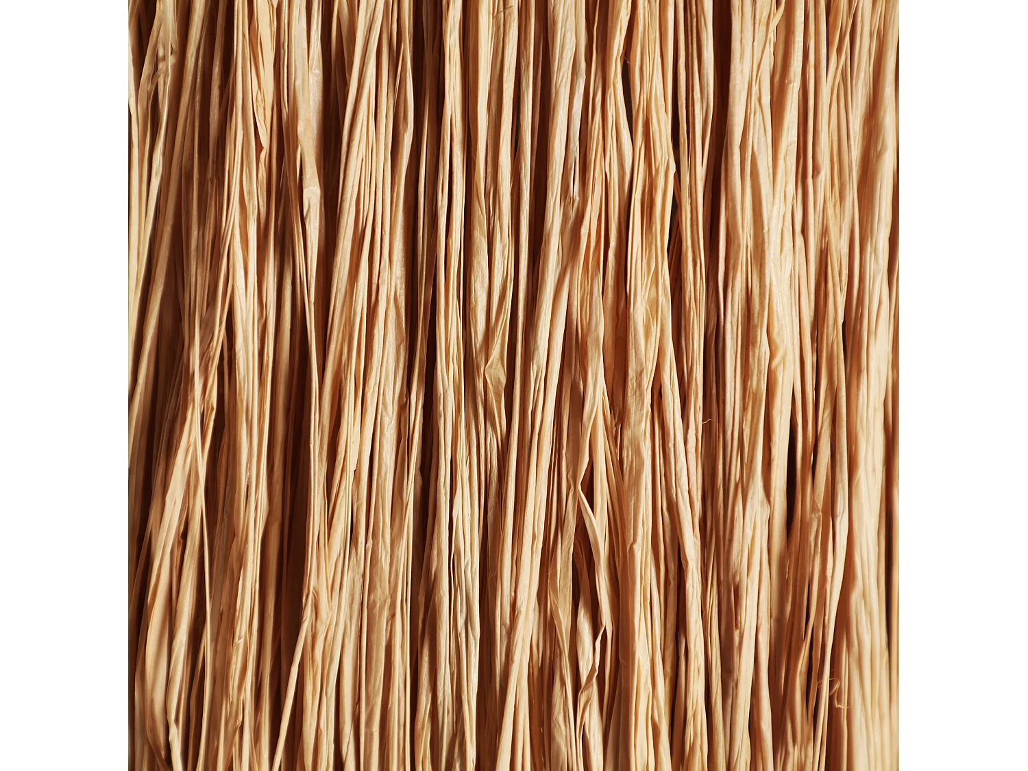 Lustre en fibre naturelle marron 32x32x75 cm