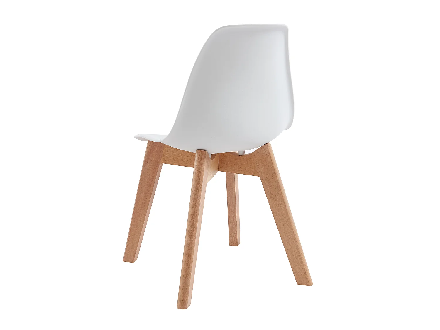 Conjunto mesa para niños LOULOUNE + 2 sillas LILINOU - Natural y blanco