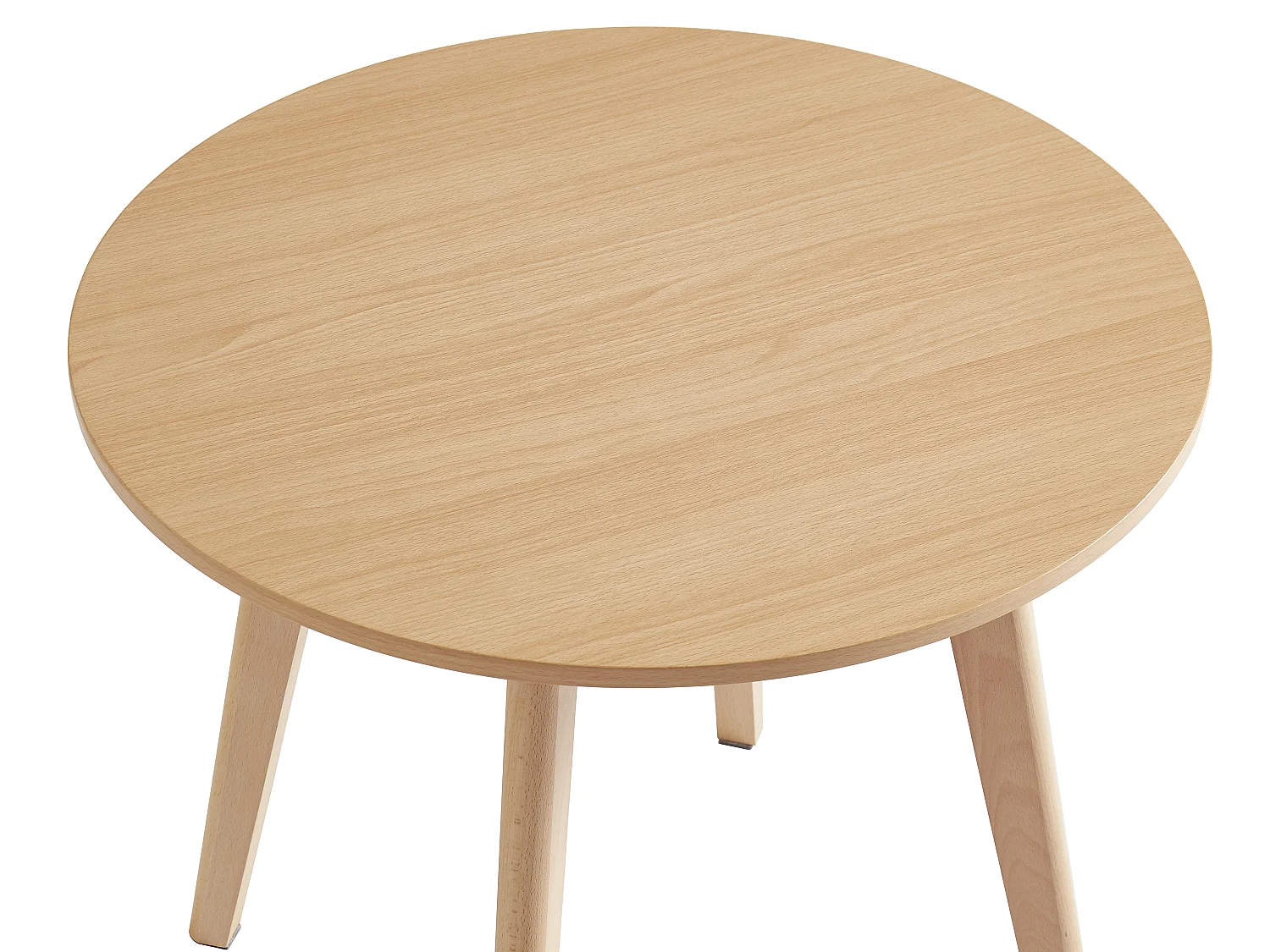 Ensemble table enfant LOULOUNE + 2 chaises LILINOU - Naturel et blanc