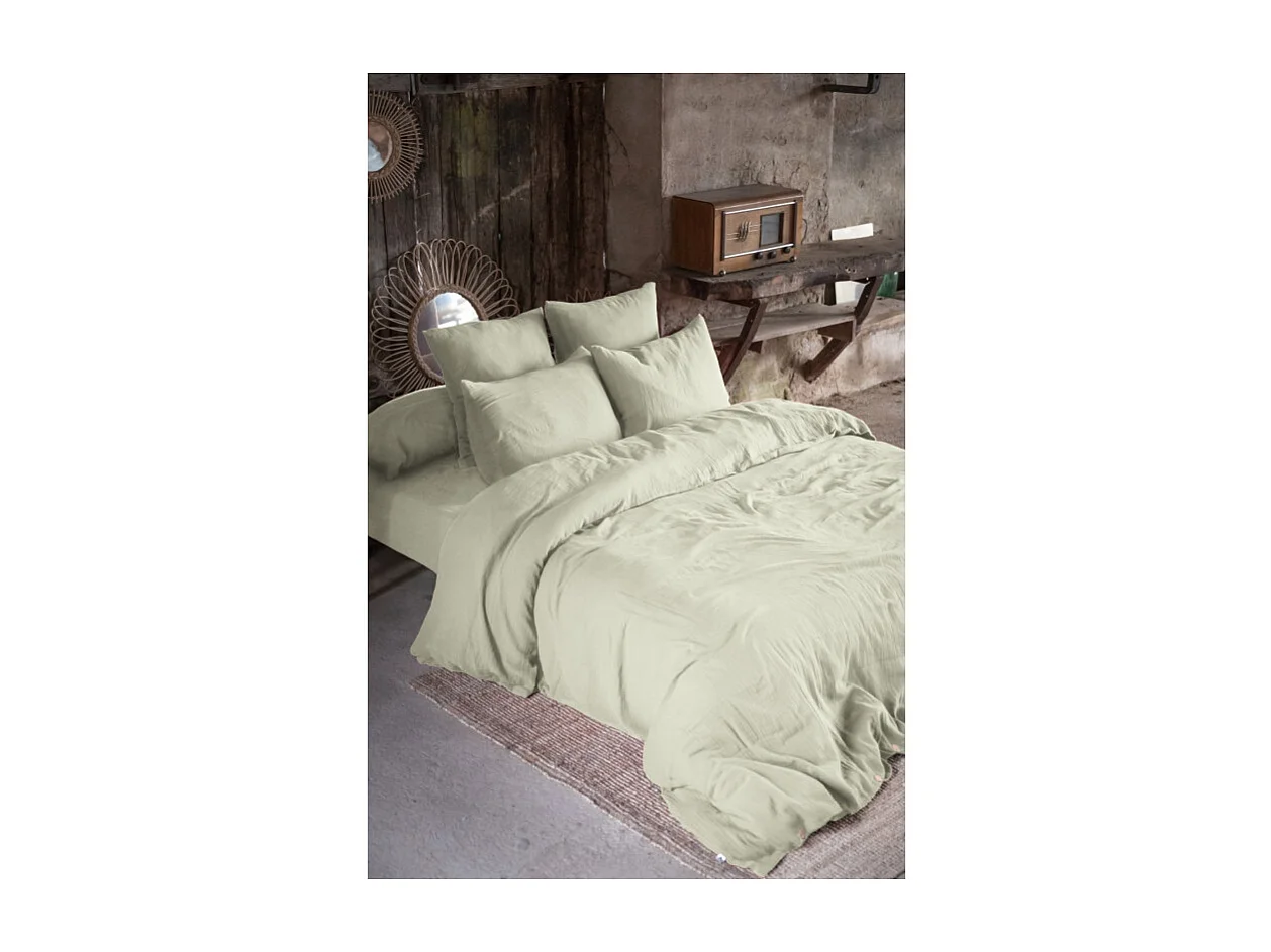 Taie d'oreiller "Gaïa" 60 x 60 cm & 50 x 70 cm "Gaze de Coton"