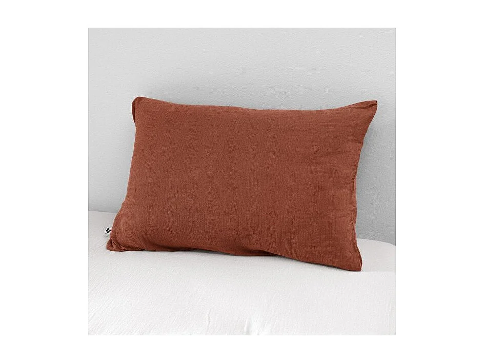 Taie d'oreiller "Gaïa" 60 x 60 cm & 50 x 70 cm "Gaze de Coton"