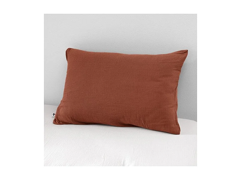 Taie d'oreiller "Gaïa" 60 x 60 cm & 50 x 70 cm "Gaze de Coton"