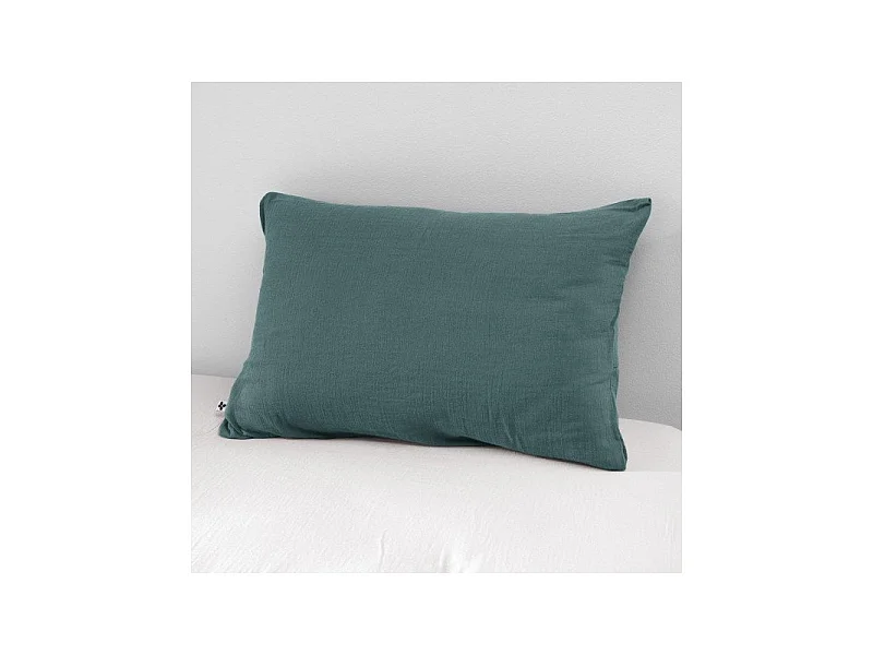 Taie d'oreiller "Gaïa" 60 x 60 cm & 50 x 70 cm "Gaze de Coton" l'Effet Papillon