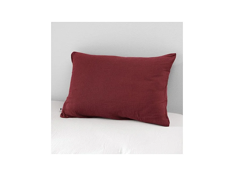 Taie d'oreiller "Gaïa" 60 x 60 cm & 50 x 70 cm "Gaze de Coton" l'Effet Papillon