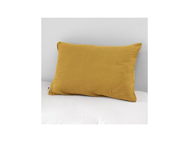 Taie d'oreiller "Gaïa" 60 x 60 cm & 50 x 70 cm "Gaze de Coton" l'Effet Papillon
