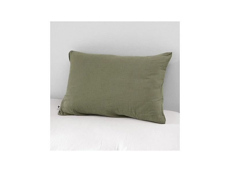 Taie d'oreiller "Gaïa" 60 x 60 cm & 50 x 70 cm "Gaze de Coton" l'Effet Papillon
