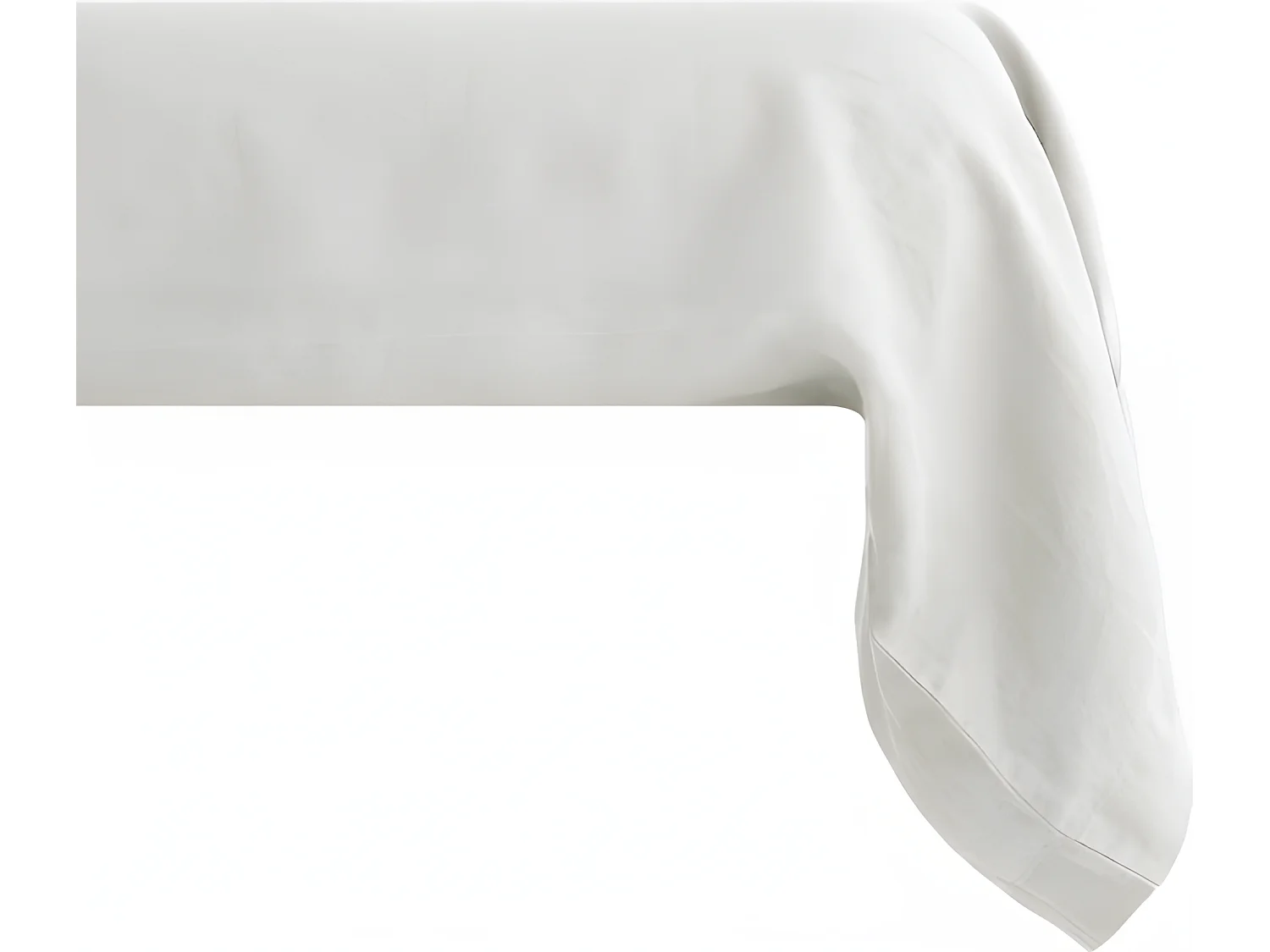 Taie de traversin Palace pur coton teint lavé, 63 fils/cm² Vent du sud