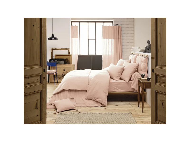 Taie de traversin "Gaïa" 85 x 185 cm "Gaze de Coton" l'Effet Papillon