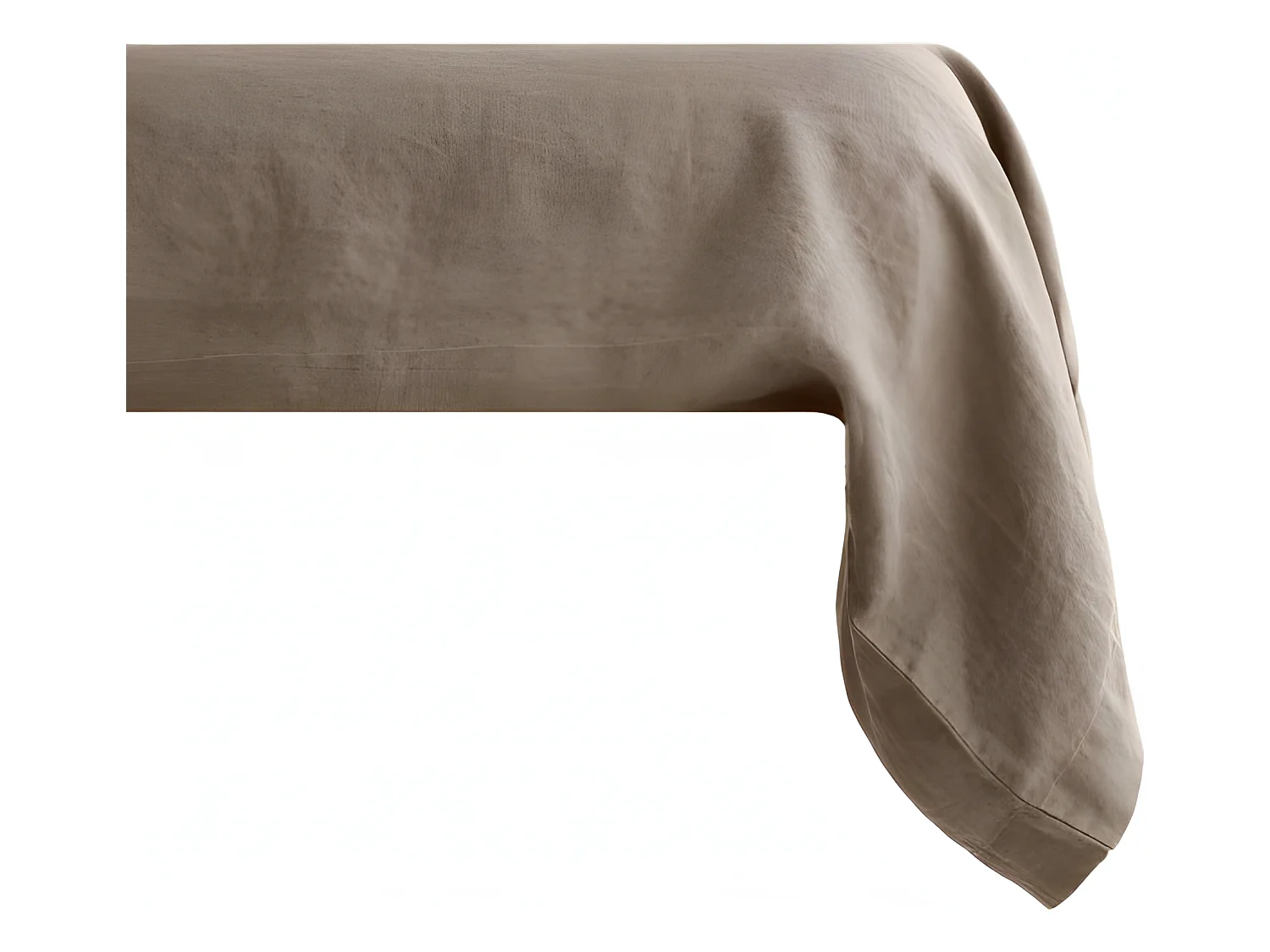 Taie de traversin Palace pur coton teint lavé, 63 fils/cm² Vent du sud