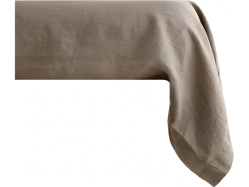 Taie de traversin Palace pur coton teint lavé, 63 fils/cm² Vent du sud