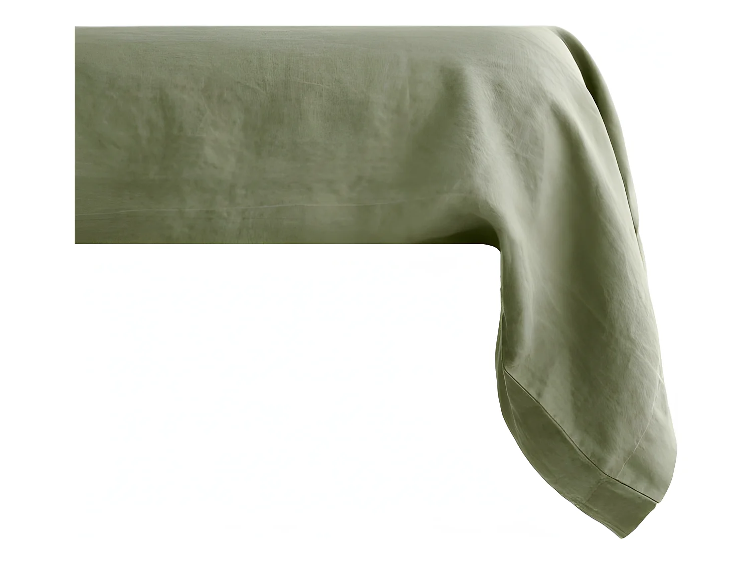 Taie de traversin Palace pur coton teint lavé, 63 fils/cm² Vent du sud