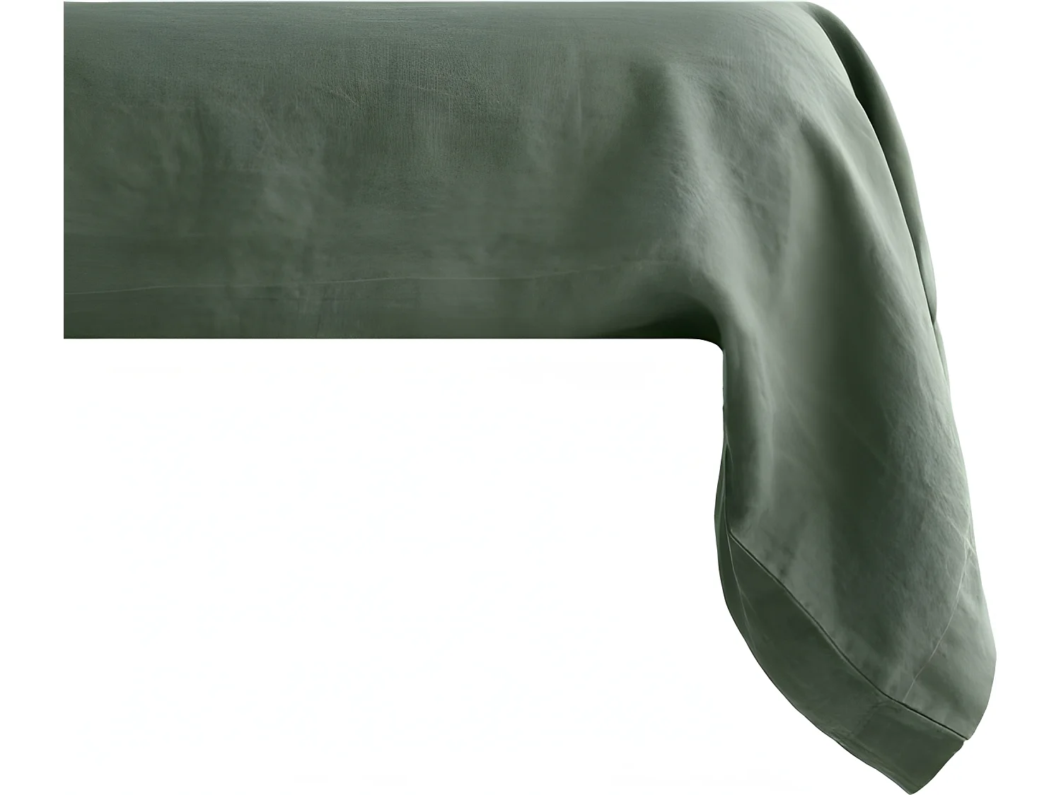 Taie de traversin Palace pur coton teint lavé, 63 fils/cm² Vent du sud