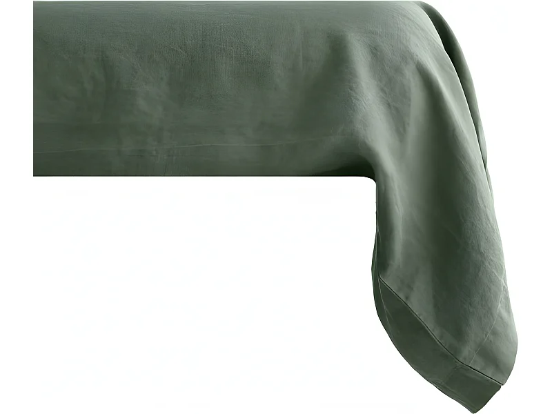 Taie de traversin Palace pur coton teint lavé, 63 fils/cm² Vent du sud