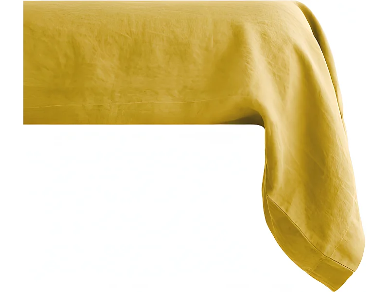 Taie de traversin Palace pur coton teint lavé, 63 fils/cm² Vent du sud