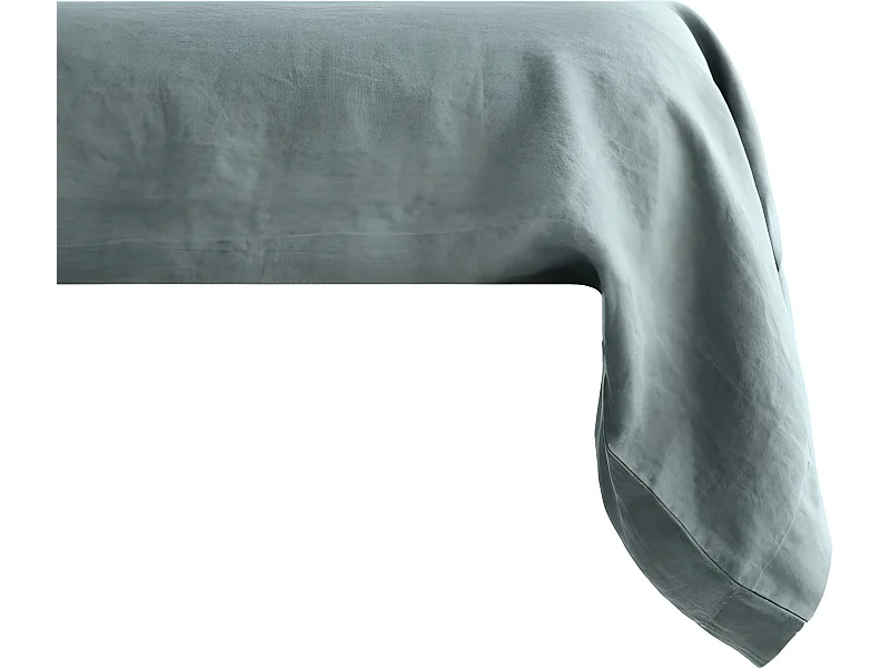 Taie de traversin Palace pur coton teint lavé, 63 fils/cm² Vent du sud