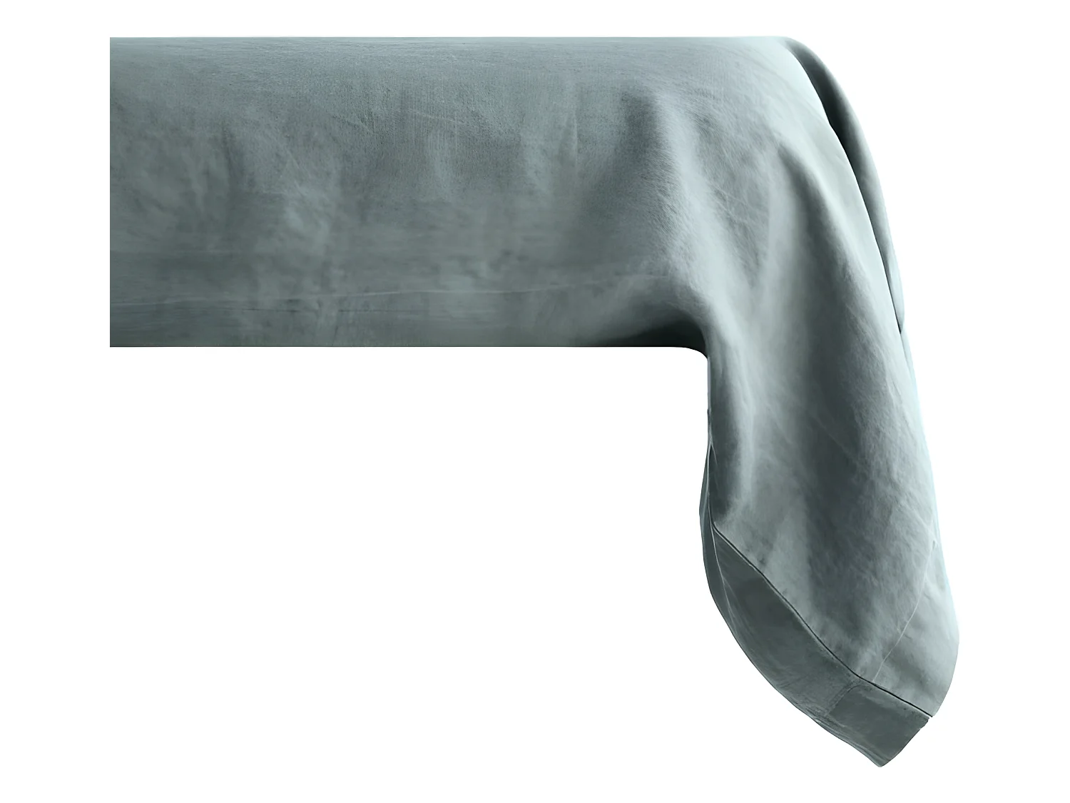 Taie de traversin Palace pur coton teint lavé, 63 fils/cm² Vent du sud