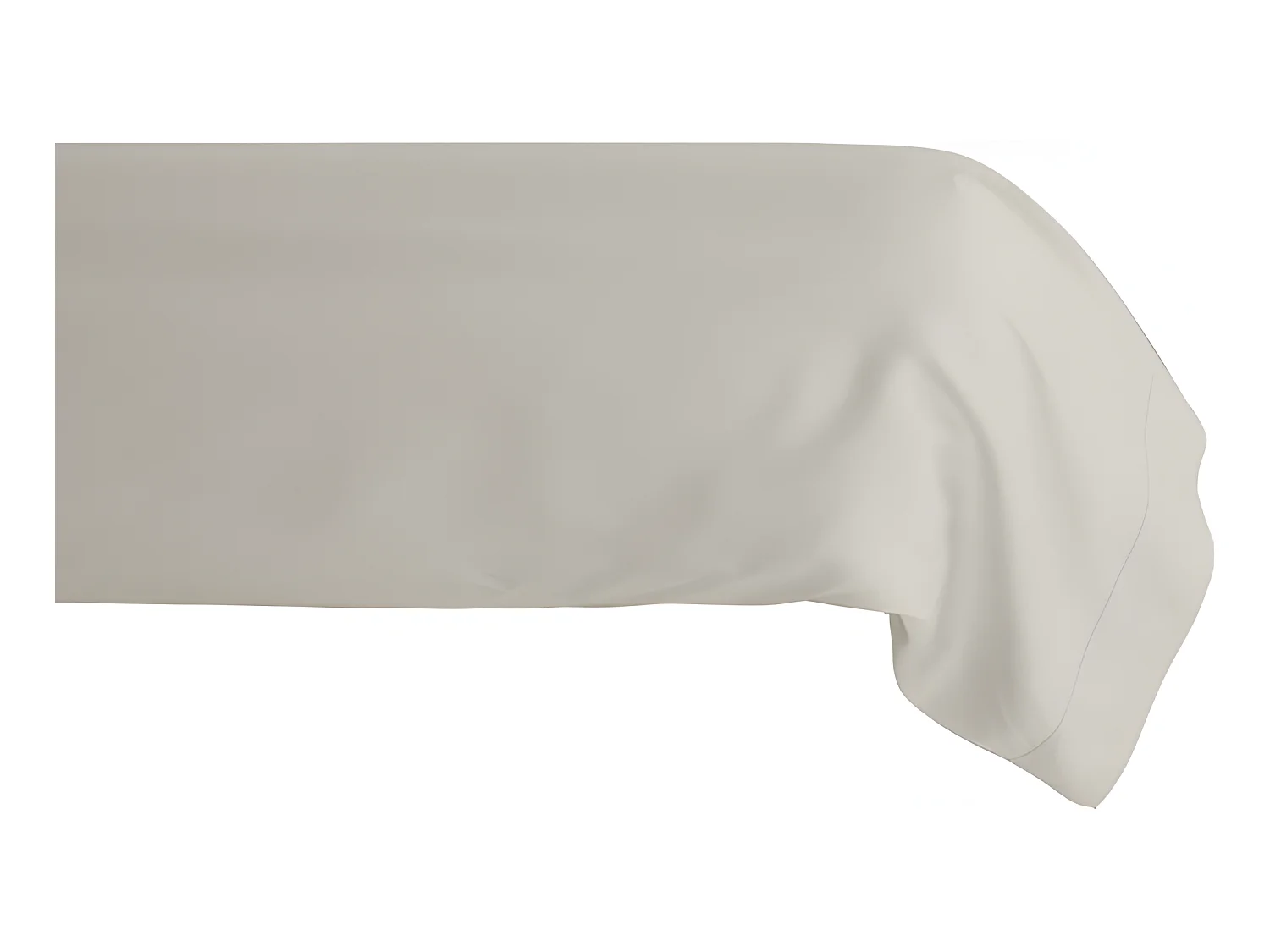 Taie de traversin percale pur coton peigné longues fibres 80 fils/cm² Vent du sud
