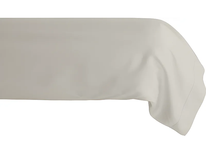 Taie de traversin percale pur coton peigné longues fibres 80 fils/cm² Vent du sud