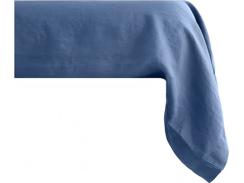 Taie de traversin Palace pur coton teint lavé, 63 fils/cm² Vent du sud