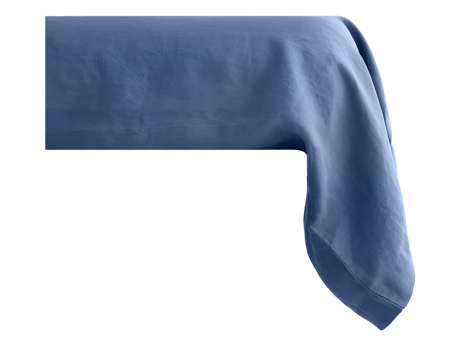 Taie de traversin Palace pur coton teint lavé, 63 fils/cm² Vent du sud