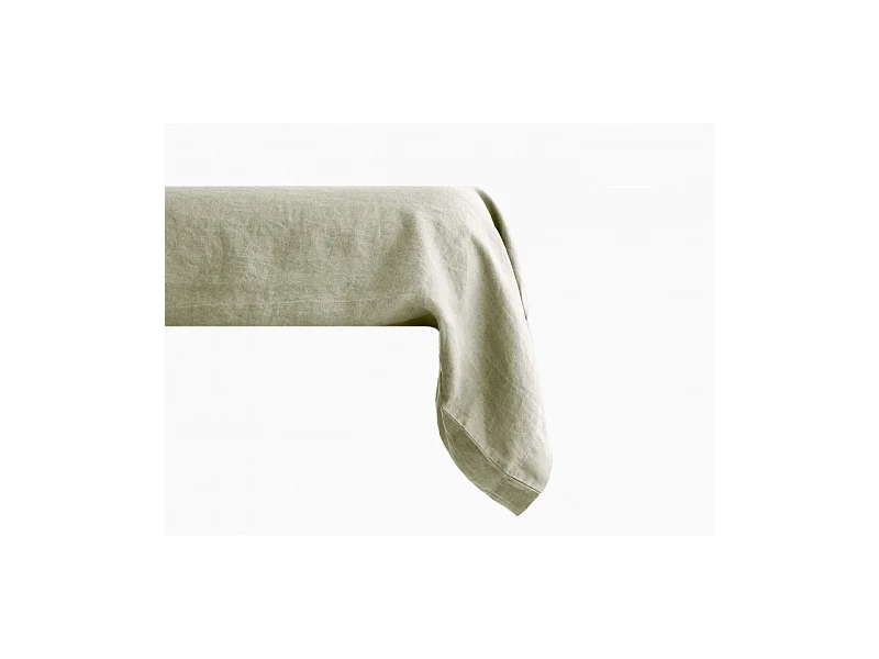 Taie de traversin Palace pur coton teint lavé, 63 fils/cm² Vent du sud